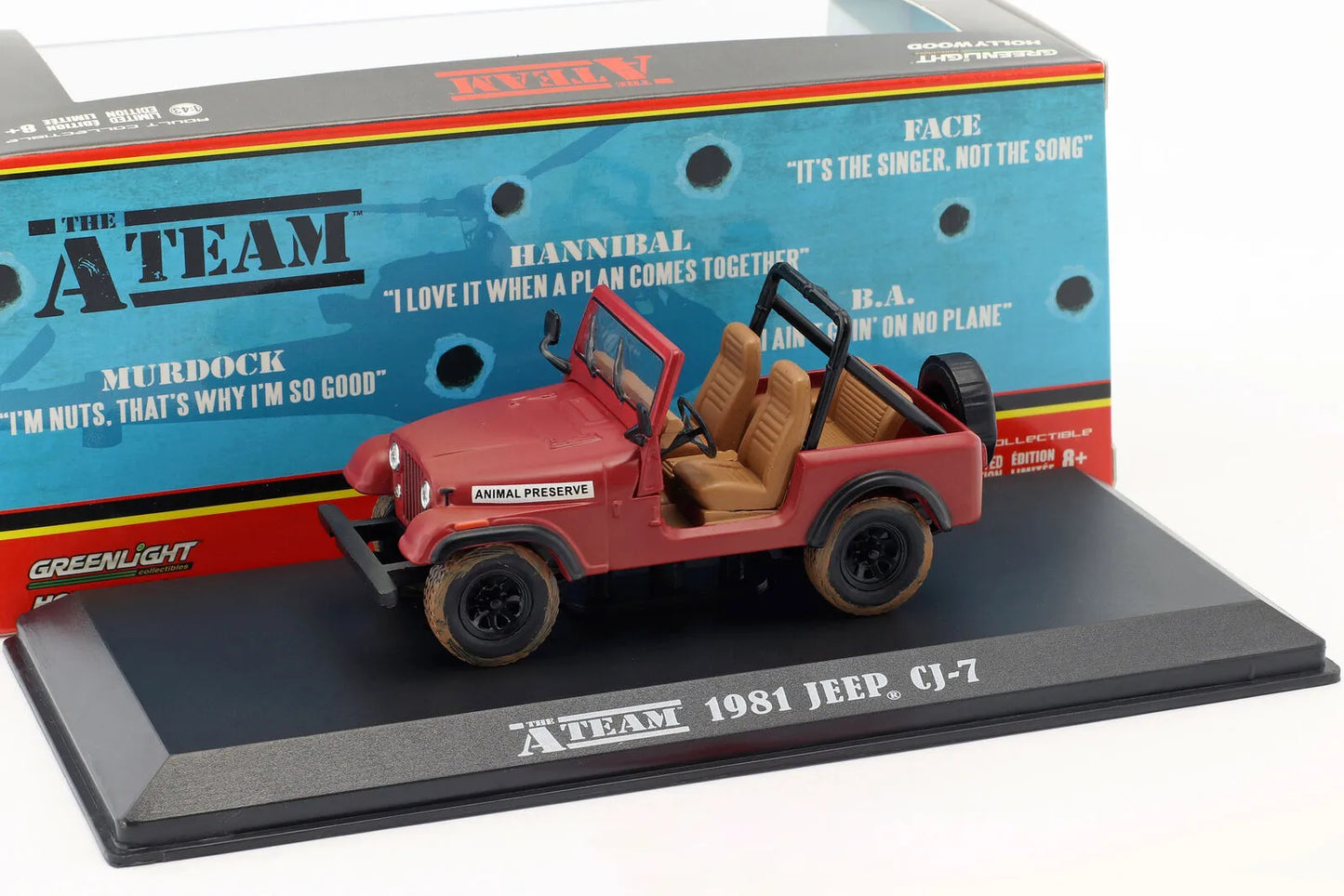 GREENLIGHT 1981 JEEP CJ-7 THE A TEAM