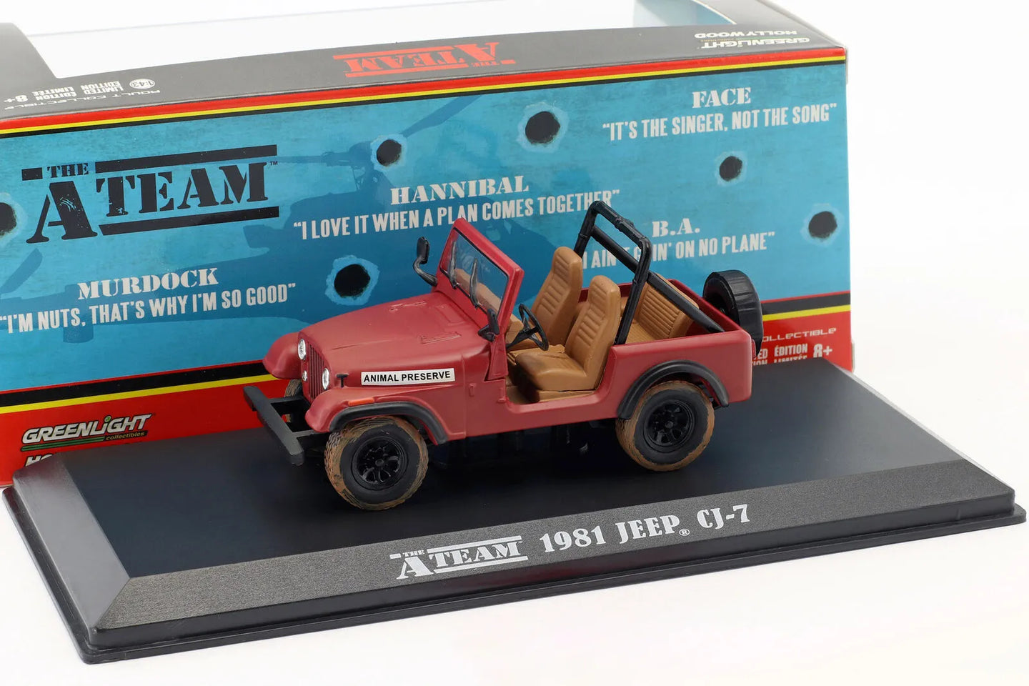 GREENLIGHT 1981 JEEP CJ-7 THE A TEAM