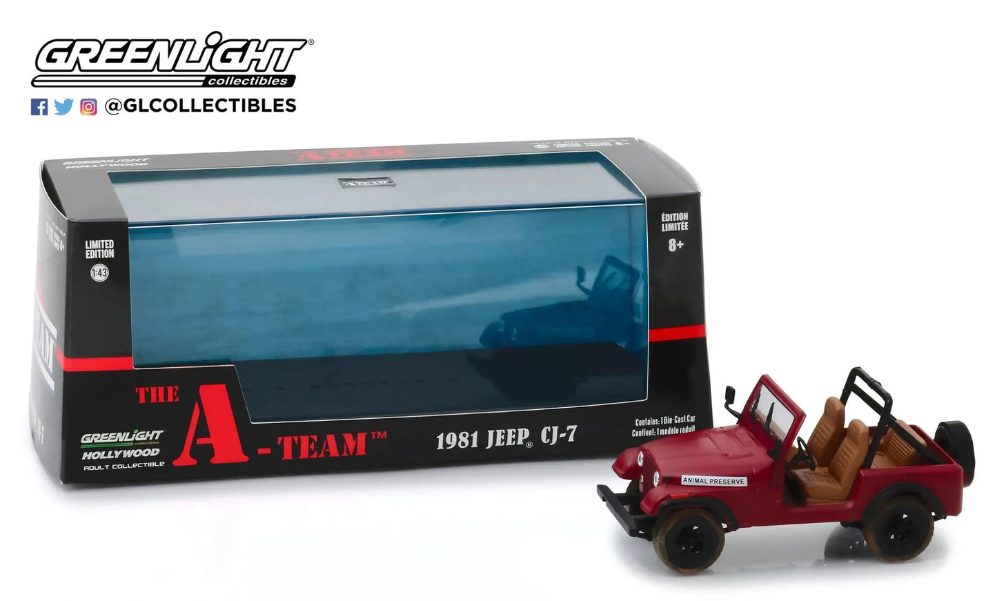 GREENLIGHT 1981 JEEP CJ-7 THE A TEAM