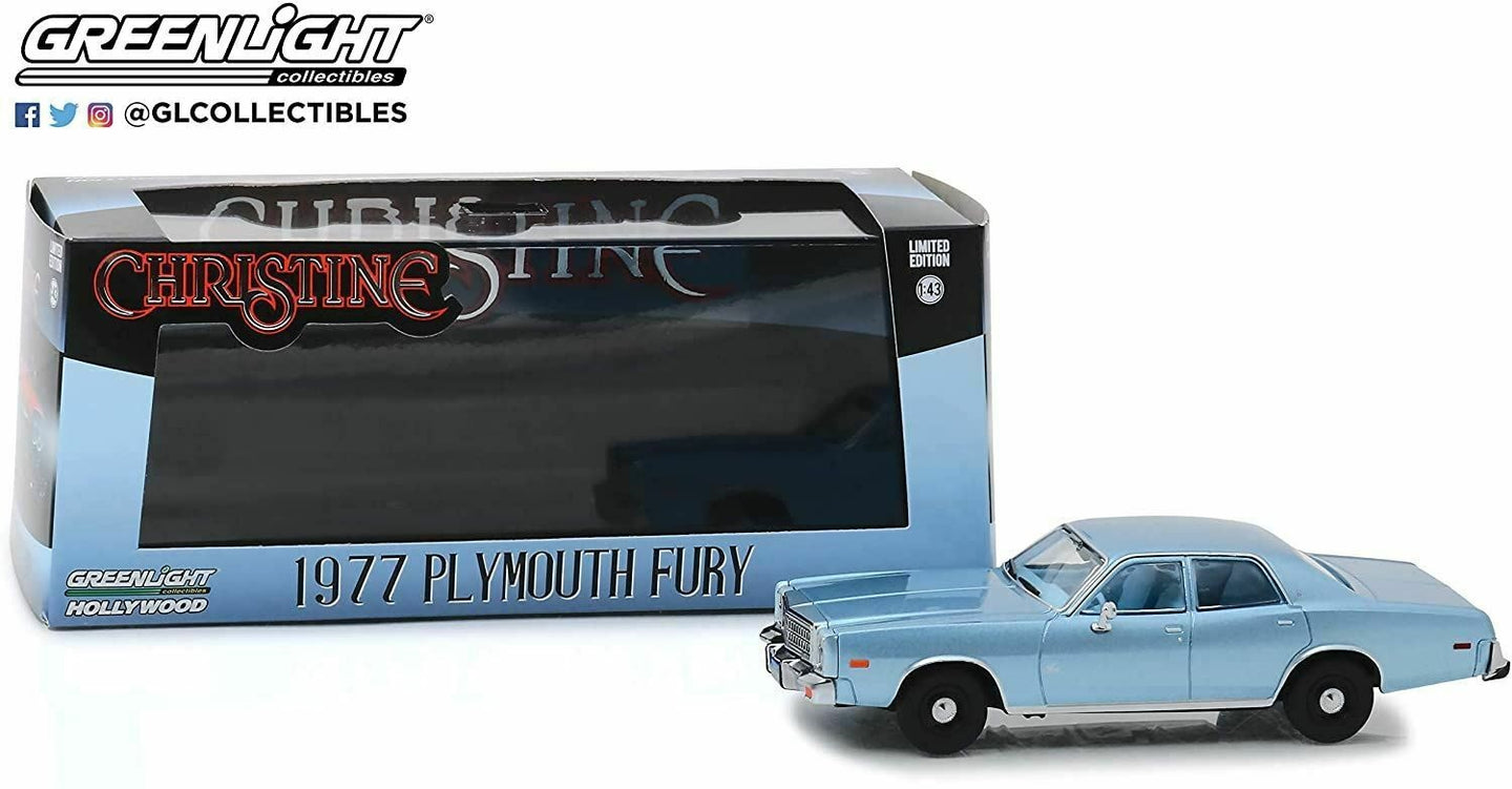 GREENLIGHT 1977 PLYMOUTH FURY, CHRISTINE DETECTIVE RUDOLPH JENKINS