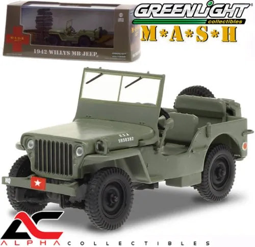 GREENLIGHT 1942 WILLYS MB JEEP MASH