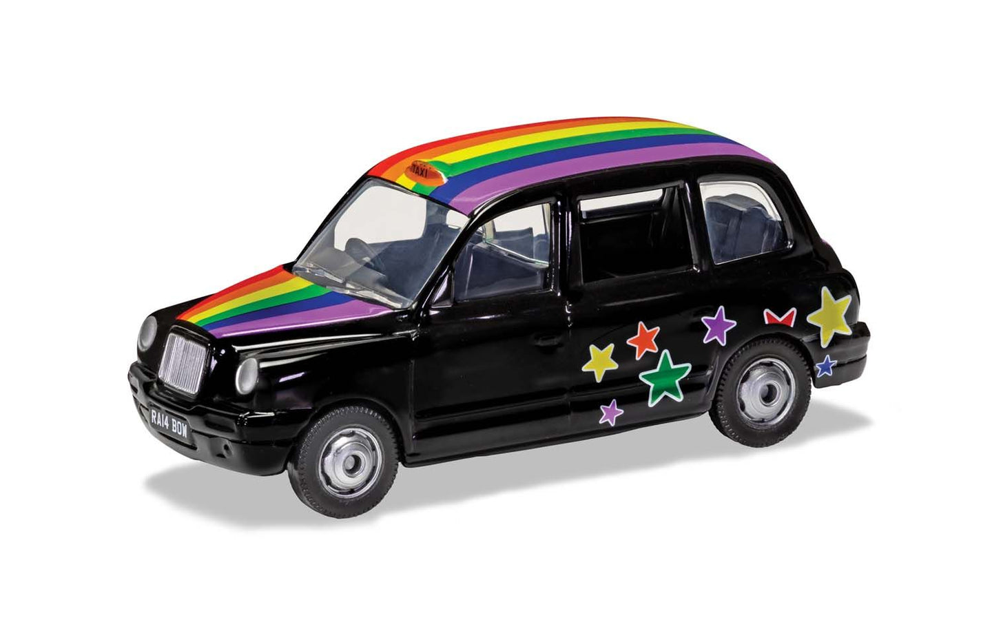 CORGI LONDON TAXI - RAINBOW PAINT SCHEME