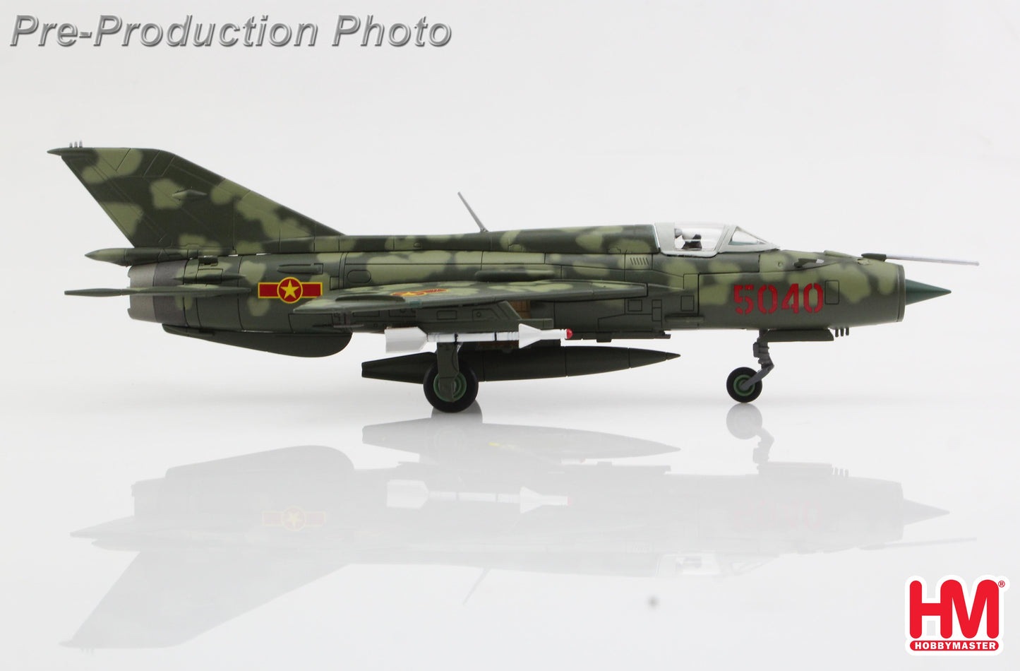 HOBBY MASTER MIG-21PFM 5040 921ST FIGHTER REGIMENT VIETNAMESE AIR FORCE DECEMBER 1972