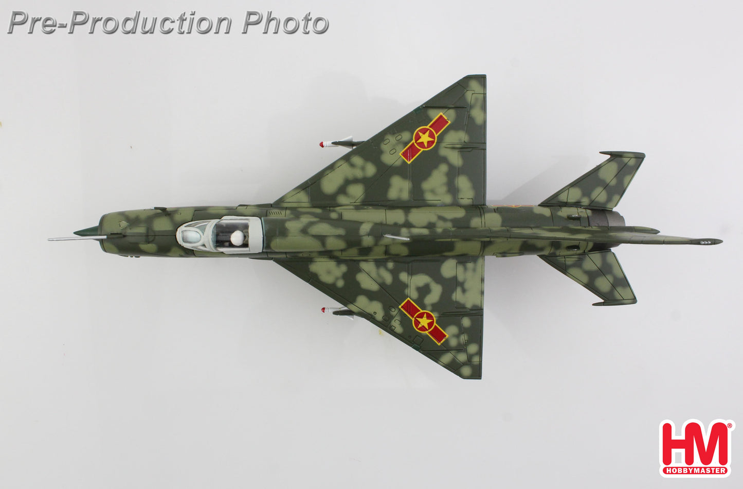 HOBBY MASTER MIG-21PFM 5040 921ST FIGHTER REGIMENT VIETNAMESE AIR FORCE DECEMBER 1972