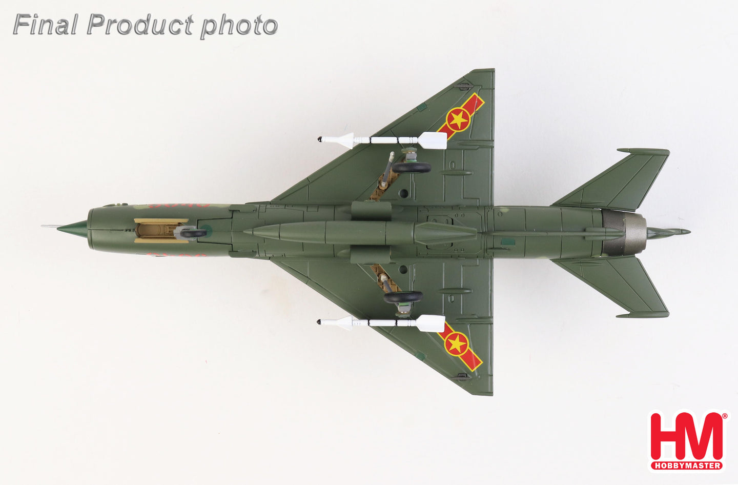 HOBBY MASTER MIG-21PFM VIETNAMESE AIR FORCE 5040 '921ST FIGHTER REGIMENT' REG: 5040