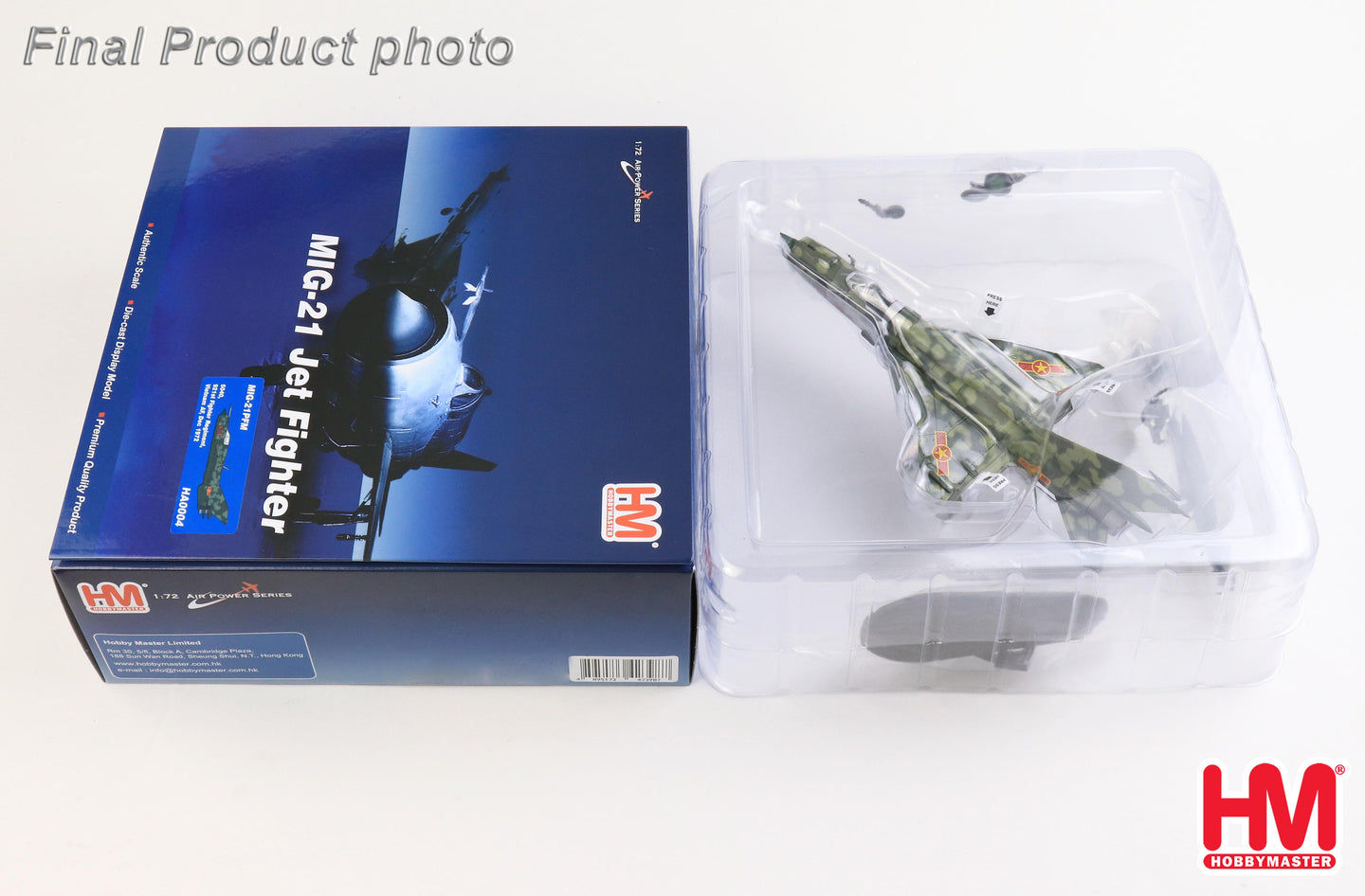 HOBBY MASTER MIG-21PFM VIETNAMESE AIR FORCE 5040 '921ST FIGHTER REGIMENT' REG: 5040
