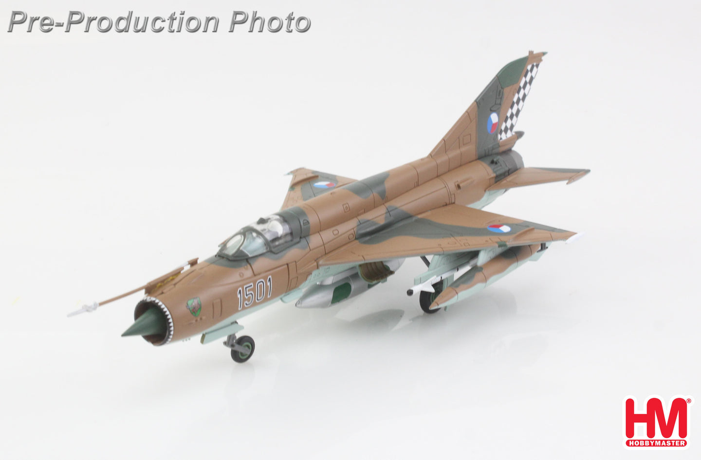 HOBBY MASTER MIG-21R CZECH AIR FORCE 'CASLAV AB' REG: 1501