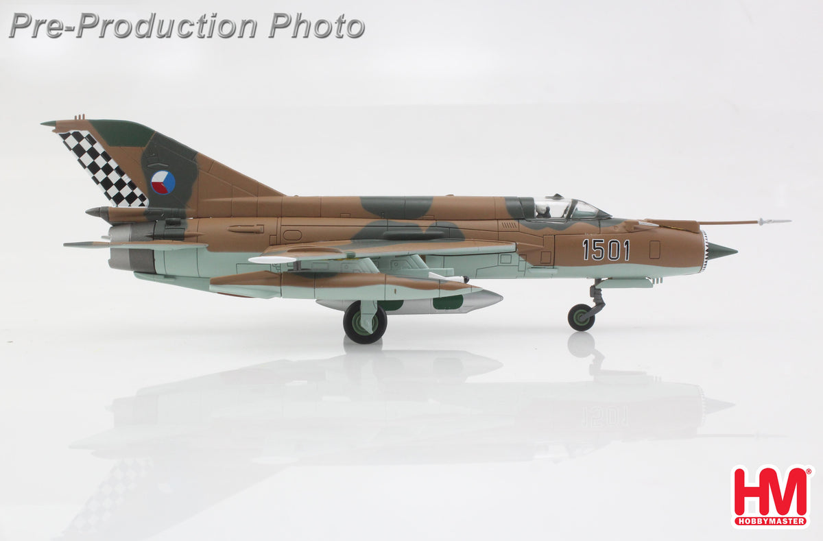 HOBBY MASTER MIG-21R CZECH AIR FORCE 'CASLAV AB' REG: 1501