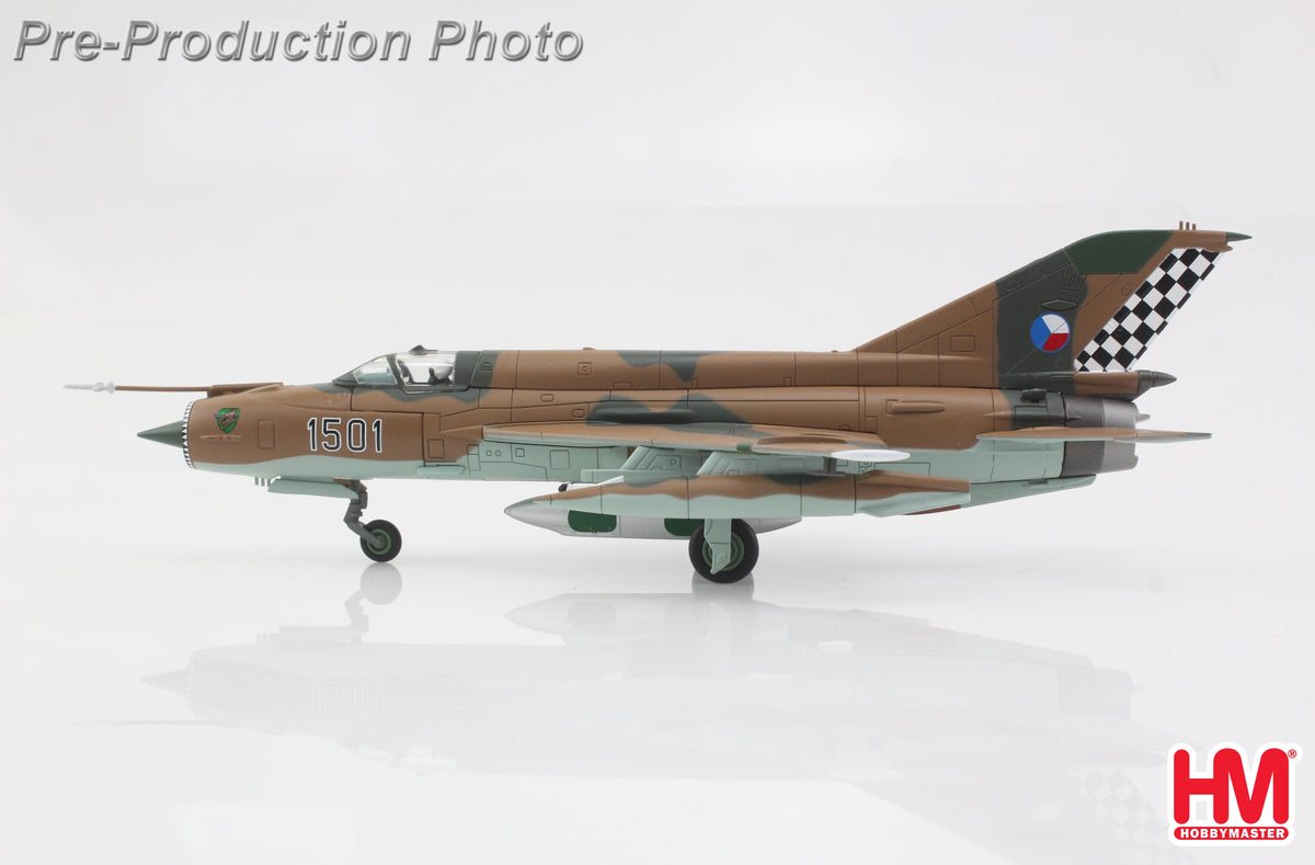HOBBY MASTER MIG-21R CZECH AIR FORCE 'CASLAV AB' REG: 1501