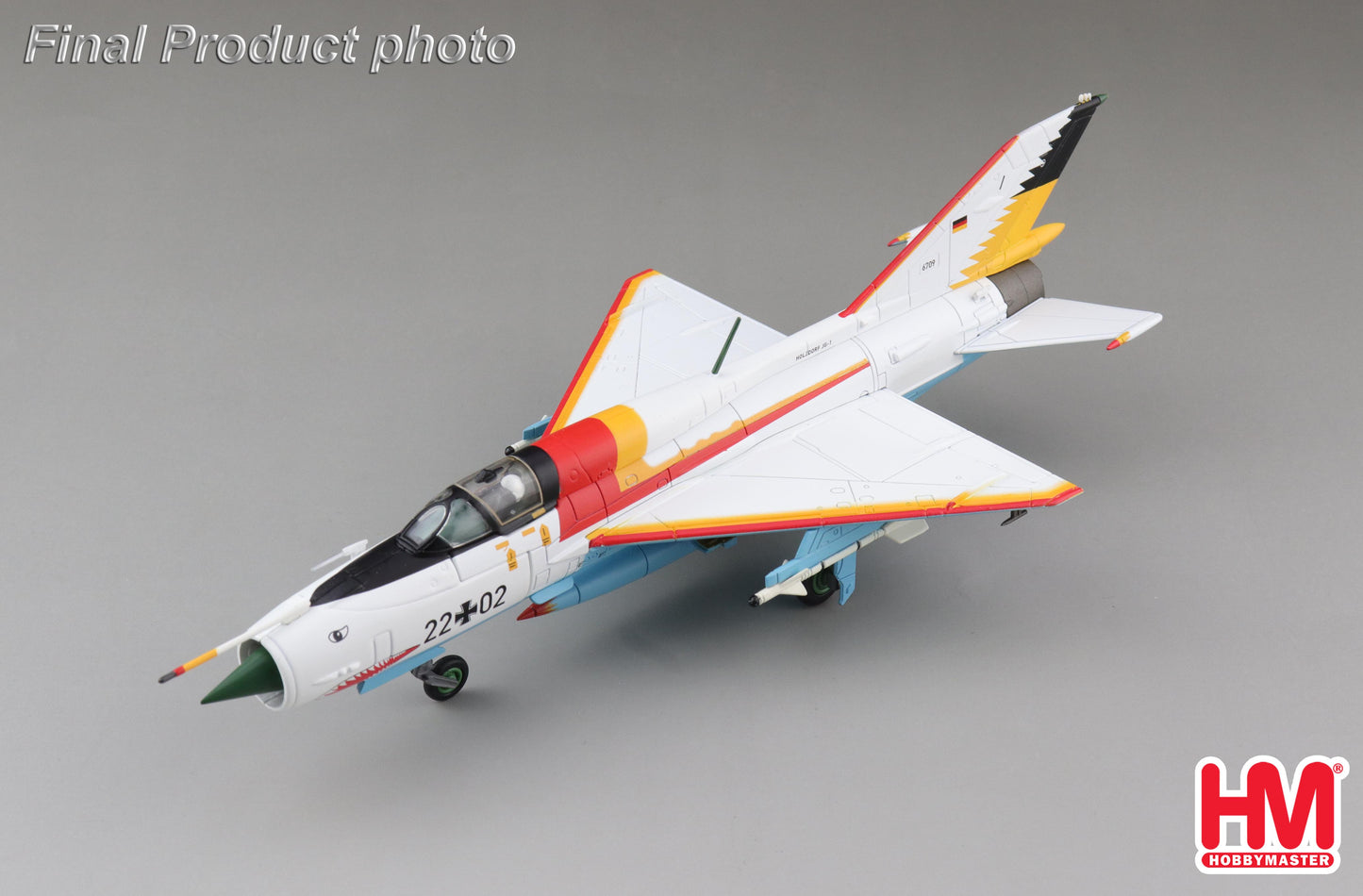 HOBBY MASTER MIG-21SPS "THE WHITE SHARK" 22+02 1990