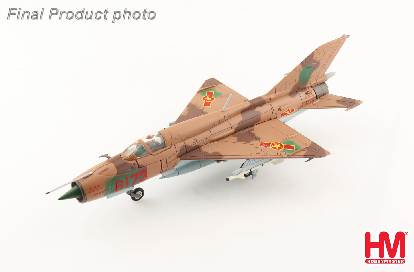 HOBBY MASTER MIG-21PMF NO.6173 927TH FIGHTER REGIMENT VIETNAM 1979