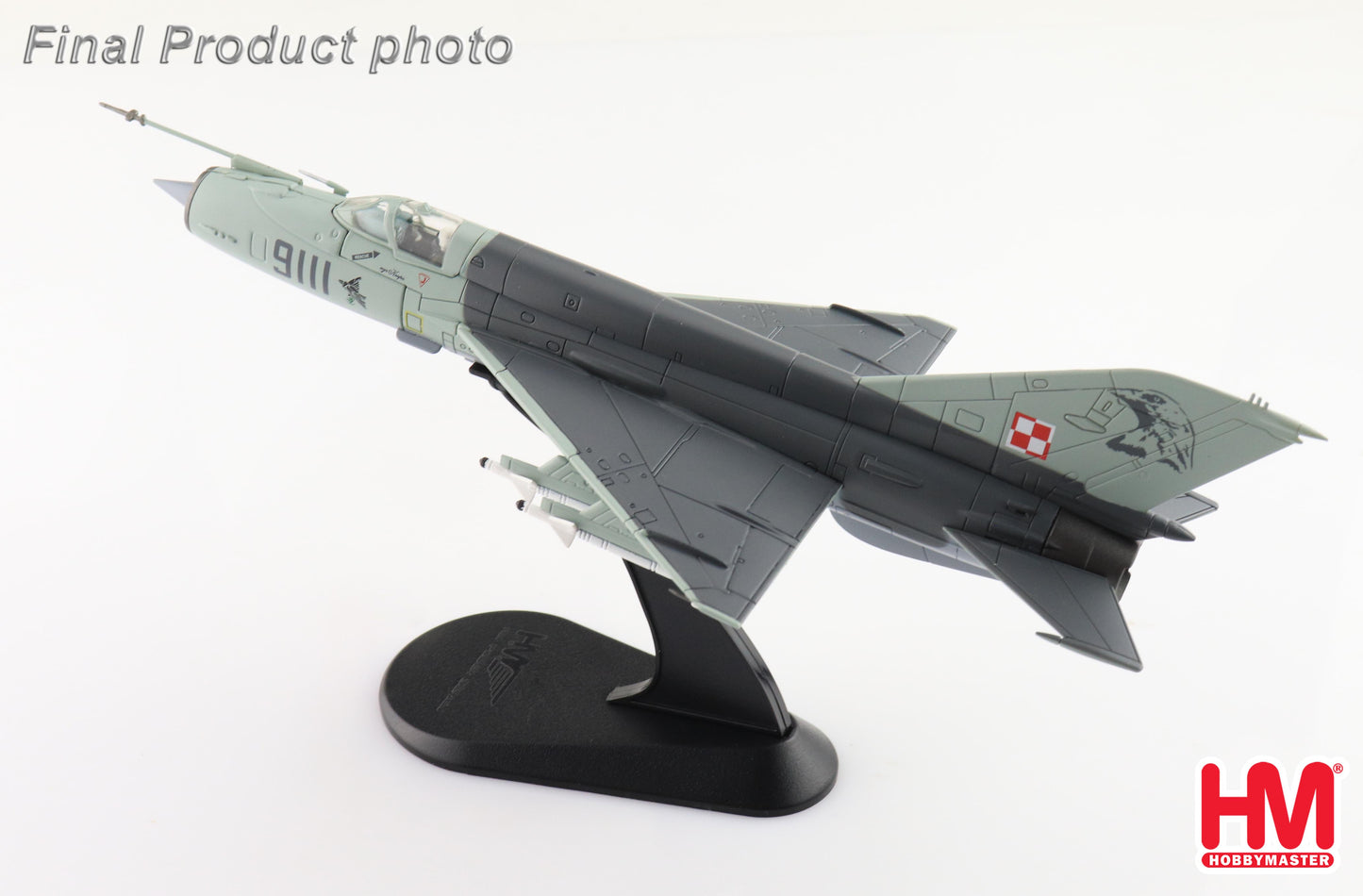 HOBBY MASTER MIG-21MF "POLISH AIR FORCE" 9111 3 ELT POZNAN-KRESINY POLAND 2002