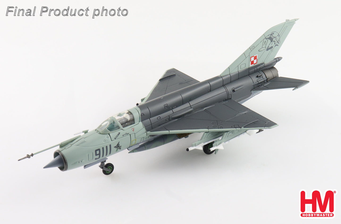 HOBBY MASTER MIG-21MF "POLISH AIR FORCE" 9111 3 ELT POZNAN-KRESINY POLAND 2002