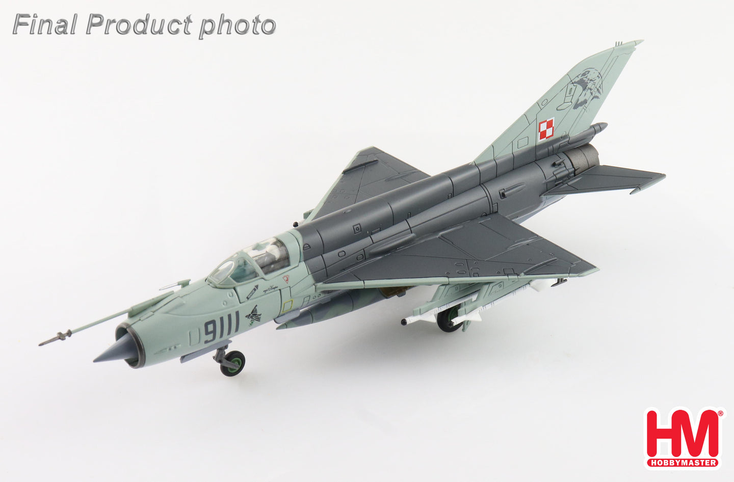 HOBBY MASTER MIG-21MF "POLISH AIR FORCE" 9111 3 ELT POZNAN-KRESINY POLAND 2002
