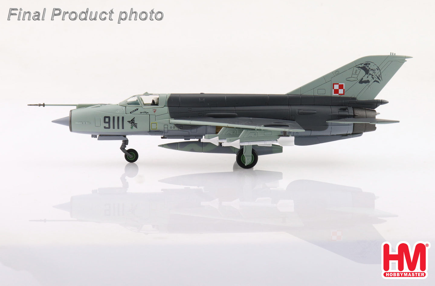 HOBBY MASTER MIG-21MF "POLISH AIR FORCE" 9111 3 ELT POZNAN-KRESINY POLAND 2002