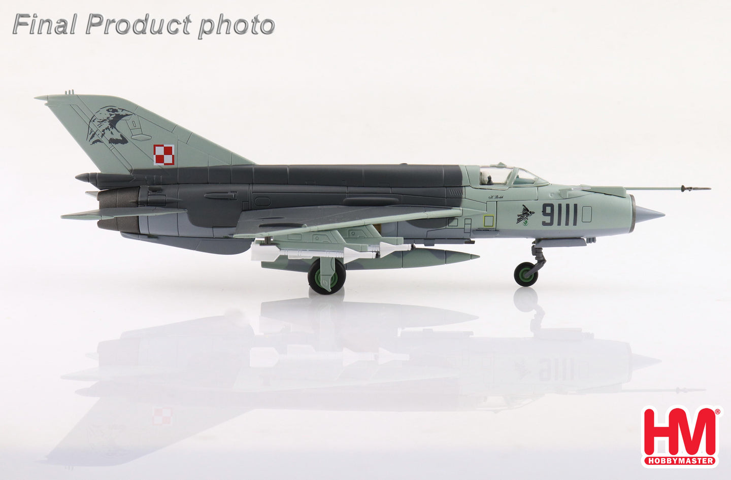 HOBBY MASTER MIG-21MF "POLISH AIR FORCE" 9111 3 ELT POZNAN-KRESINY POLAND 2002