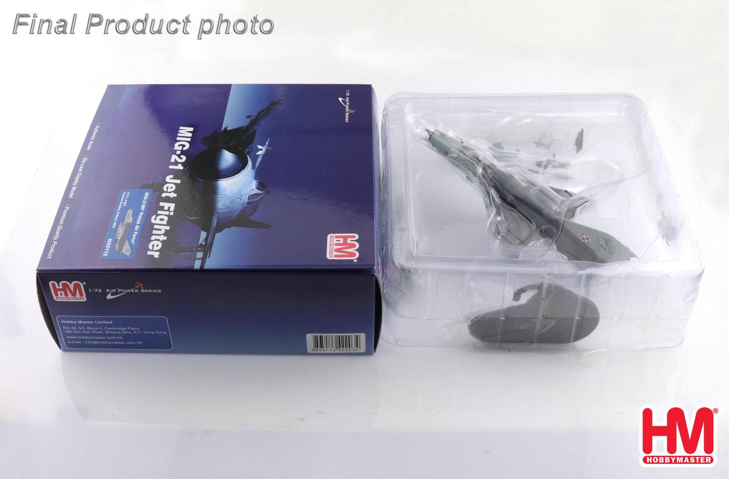 HOBBY MASTER MIG-21MF "POLISH AIR FORCE" 9111 3 ELT POZNAN-KRESINY POLAND 2002