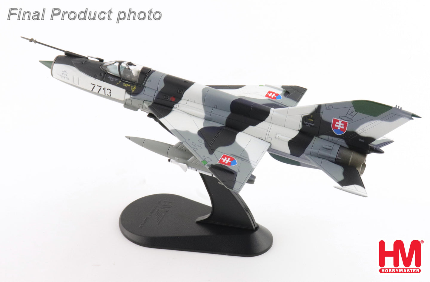 HOBBY MASTER MIG-21MF SLOVAK AIR FORCE, 7713, 4TH FLIGHT, 1999