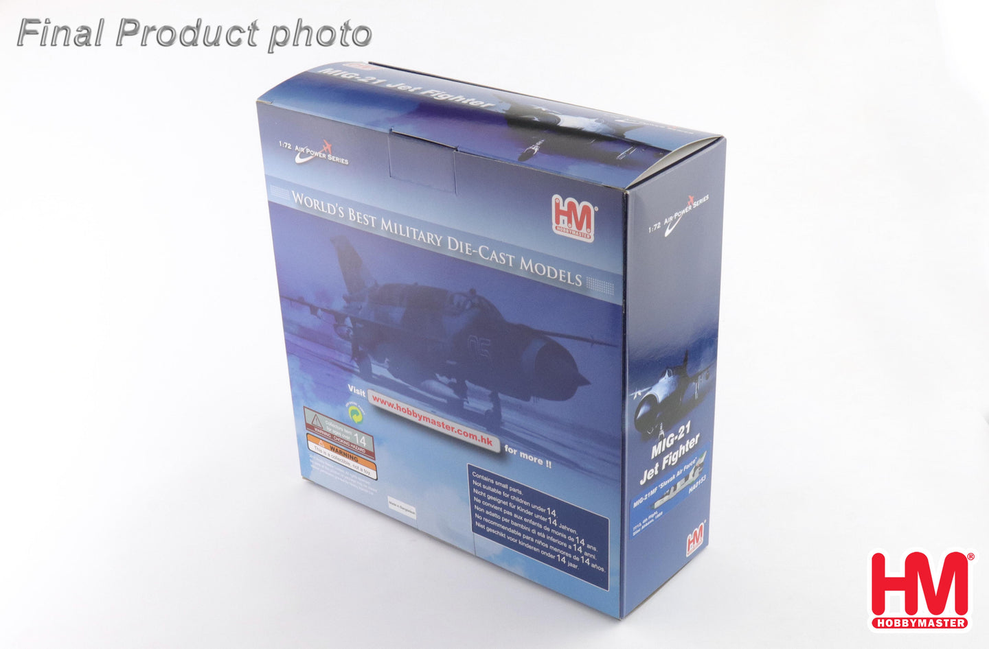 HOBBY MASTER MIG-21MF SLOVAK AIR FORCE, 7713, 4TH FLIGHT, 1999