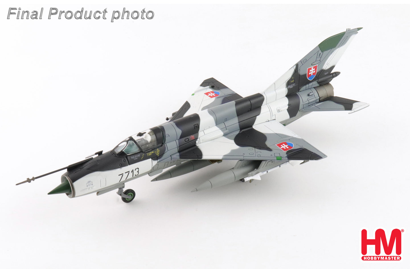 HOBBY MASTER MIG-21MF SLOVAK AIR FORCE, 7713, 4TH FLIGHT, 1999