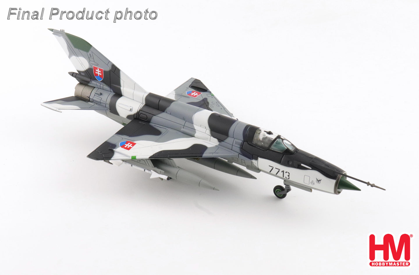 HOBBY MASTER MIG-21MF SLOVAK AIR FORCE, 7713, 4TH FLIGHT, 1999