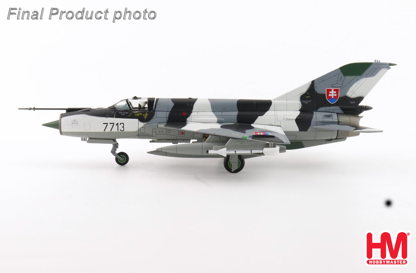 HOBBY MASTER MIG-21MF SLOVAK AIR FORCE, 7713, 4TH FLIGHT, 1999