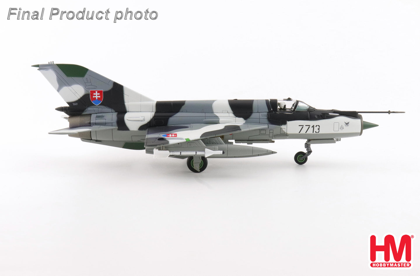 HOBBY MASTER MIG-21MF SLOVAK AIR FORCE, 7713, 4TH FLIGHT, 1999