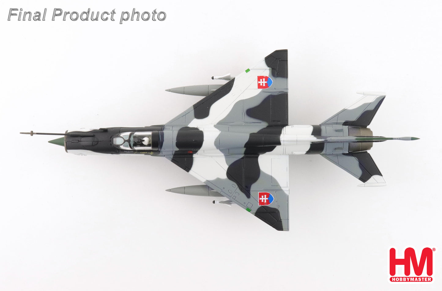 HOBBY MASTER MIG-21MF SLOVAK AIR FORCE, 7713, 4TH FLIGHT, 1999