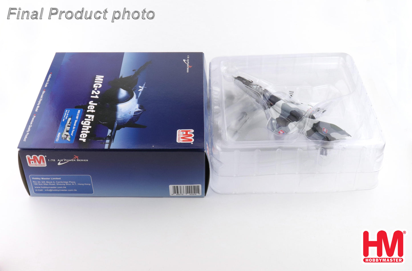 HOBBY MASTER MIG-21MF SLOVAK AIR FORCE, 7713, 4TH FLIGHT, 1999