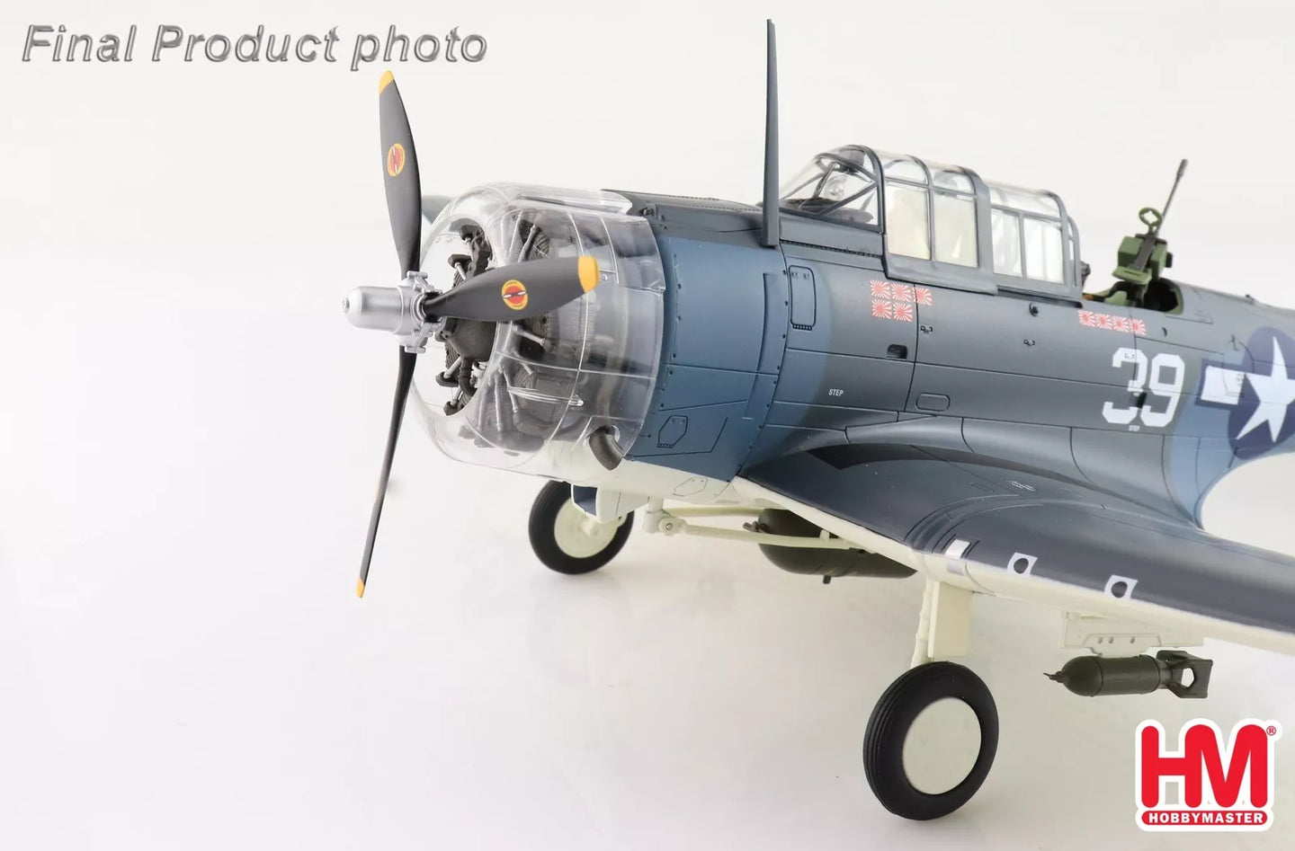 HOBBY MASTER DOUGLAS SBD-5 "DAUNTLESS" WHITE 39 BATTLE OF PHILIPPINE SEAS 1944
