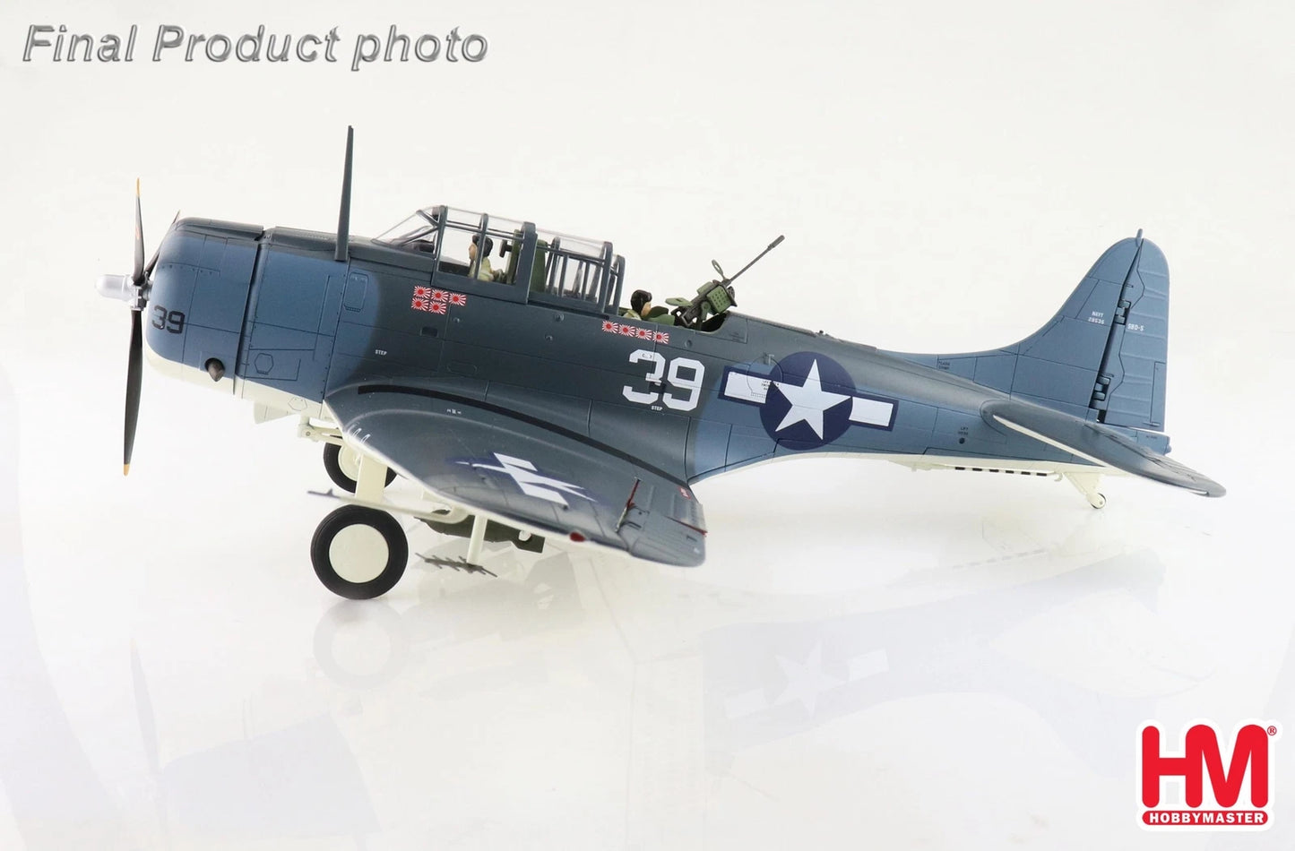 HOBBY MASTER DOUGLAS SBD-5 "DAUNTLESS" WHITE 39 BATTLE OF PHILIPPINE SEAS 1944
