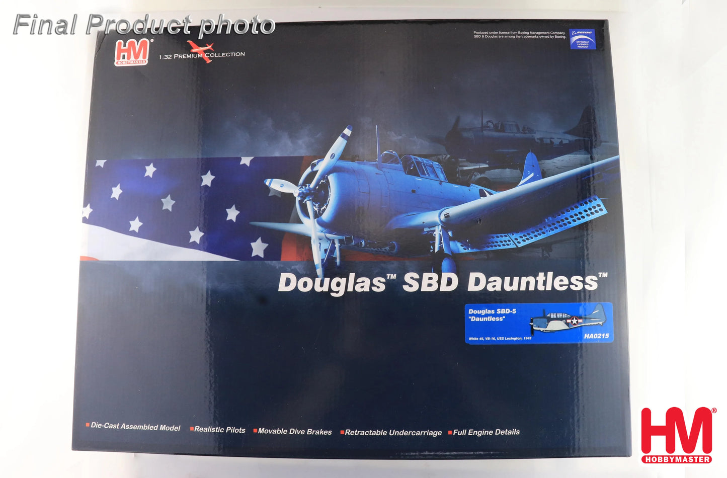 HOBBY MASTER DOUGLAS SBD-5 "DAUNTLESS" WHITE 45 1943