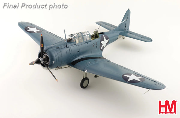 HOBBY MASTER SBD-3 DAUNTLESS "DUSTY KLEISS" BUNO. 3232 S-7 SCOUTING SIX USS ENTERPRISE 4TH JUNE 1942