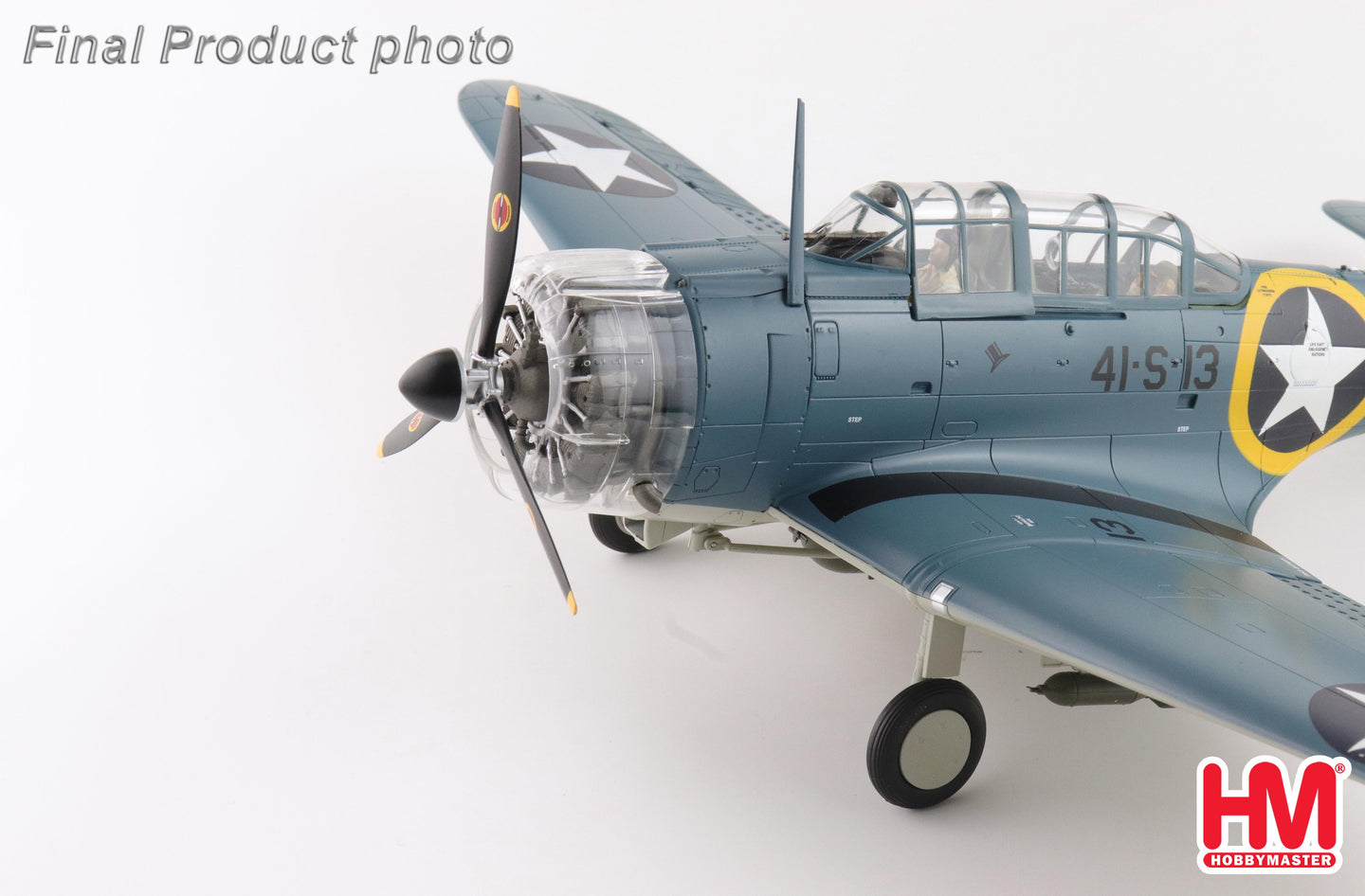 HOBBY MASTER SBD-3 DAUNTLESS US NAVY 41-S-13 "OPERATION TORCH" USS RANGER NOV 1942