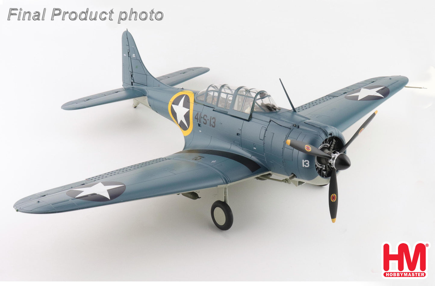 HOBBY MASTER SBD-3 DAUNTLESS US NAVY 41-S-13 "OPERATION TORCH" USS RANGER NOV 1942