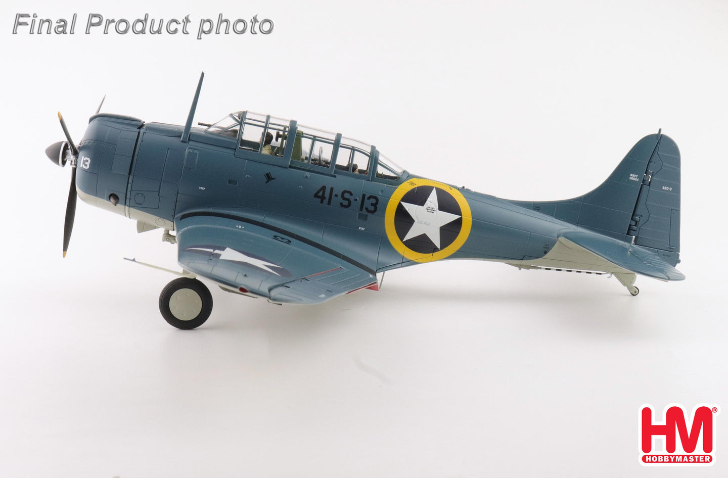 HOBBY MASTER SBD-3 DAUNTLESS US NAVY 41-S-13 "OPERATION TORCH" USS RANGER NOV 1942