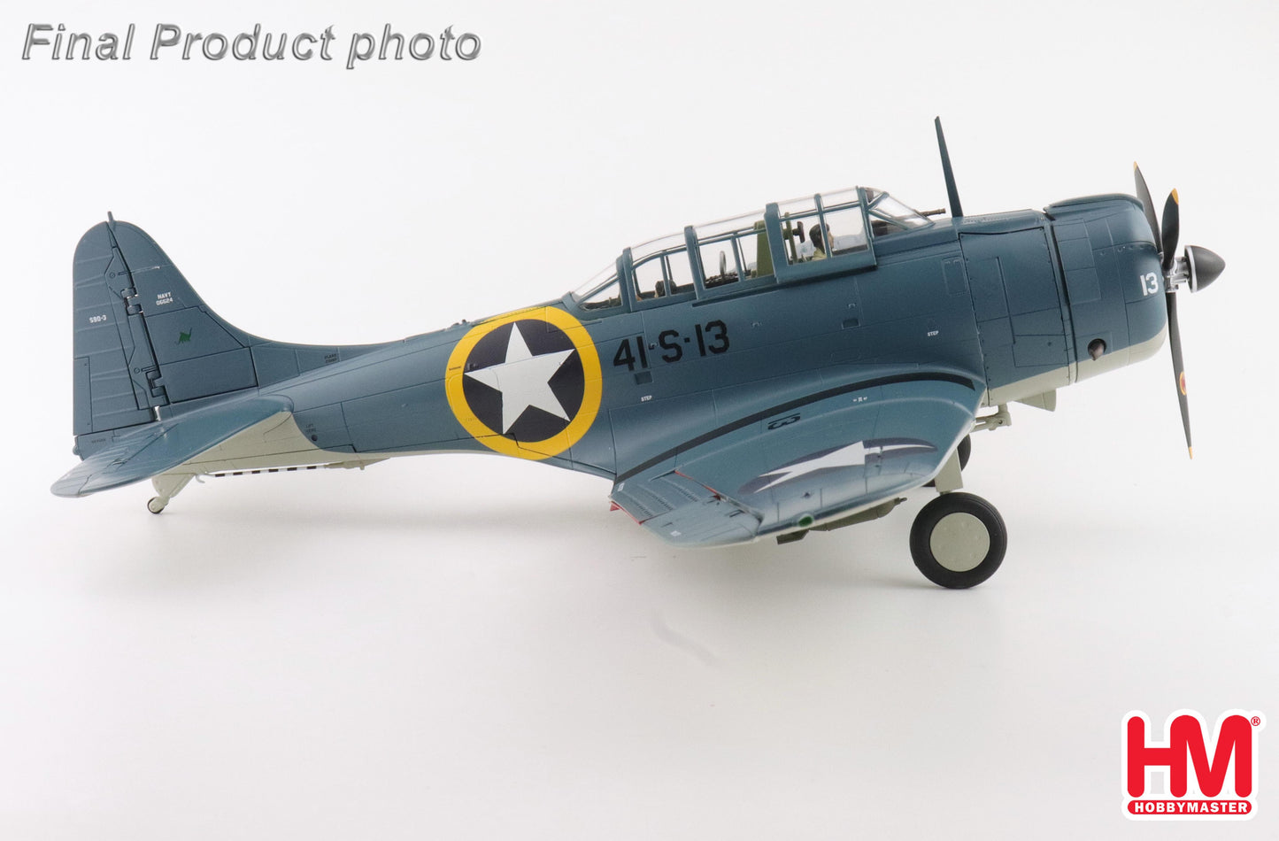 HOBBY MASTER SBD-3 DAUNTLESS US NAVY 41-S-13 "OPERATION TORCH" USS RANGER NOV 1942