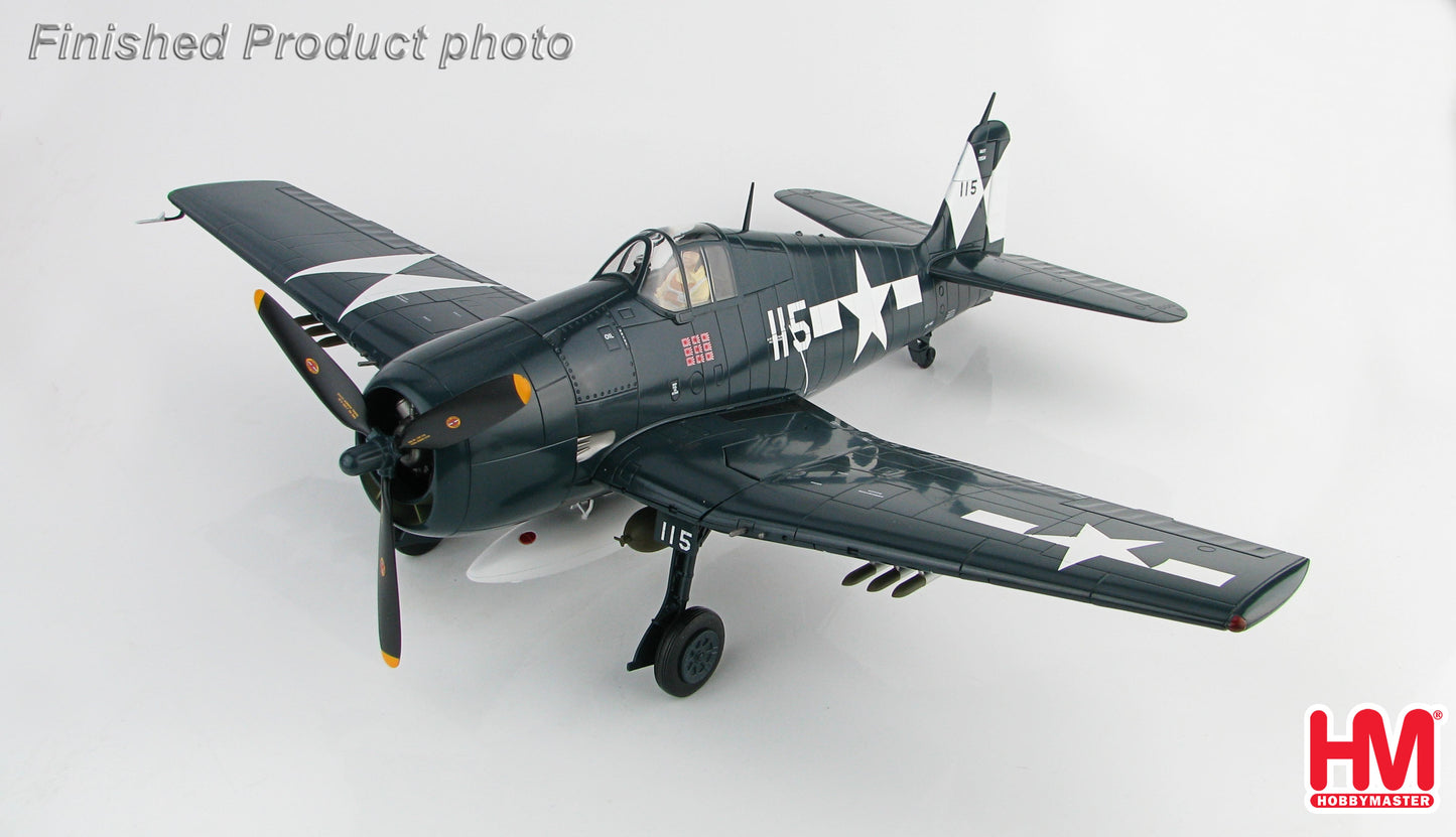 HOBBY MASTER F6F-5 USS ESSEX "DEATH AND DESTRUCTION" BUNO 72534 VF-83 MAY 1945