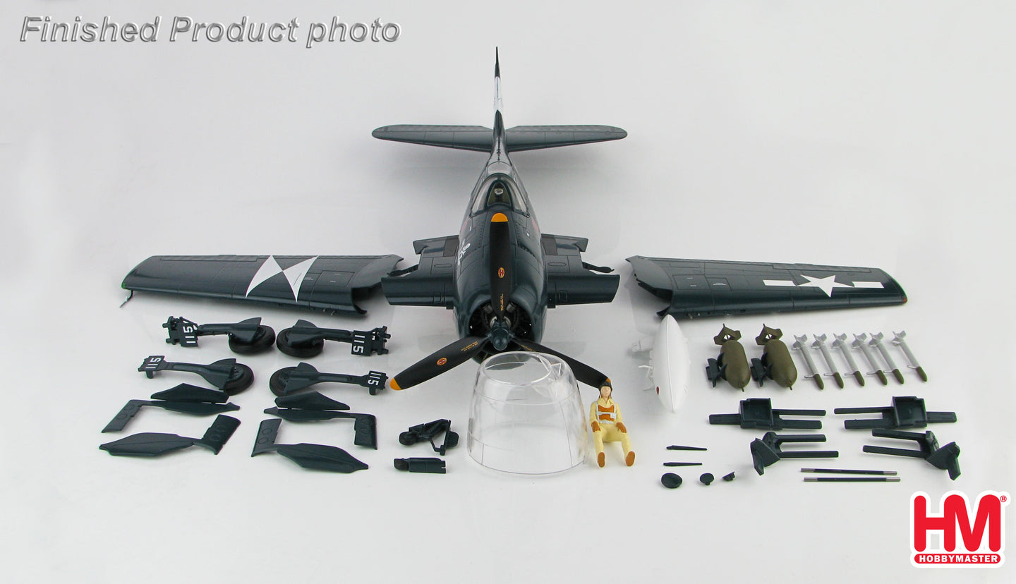 HOBBY MASTER F6F-5 USS ESSEX "DEATH AND DESTRUCTION" BUNO 72534 VF-83 MAY 1945