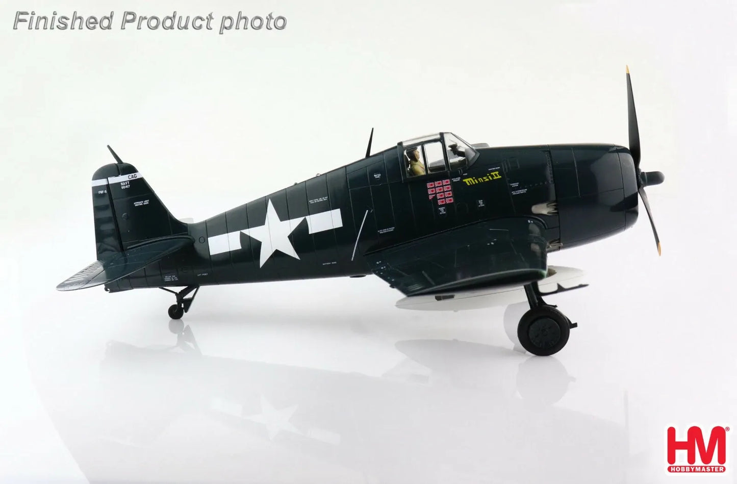 HOBBY MASTER F6F-5 MINIS II USS ESSEX