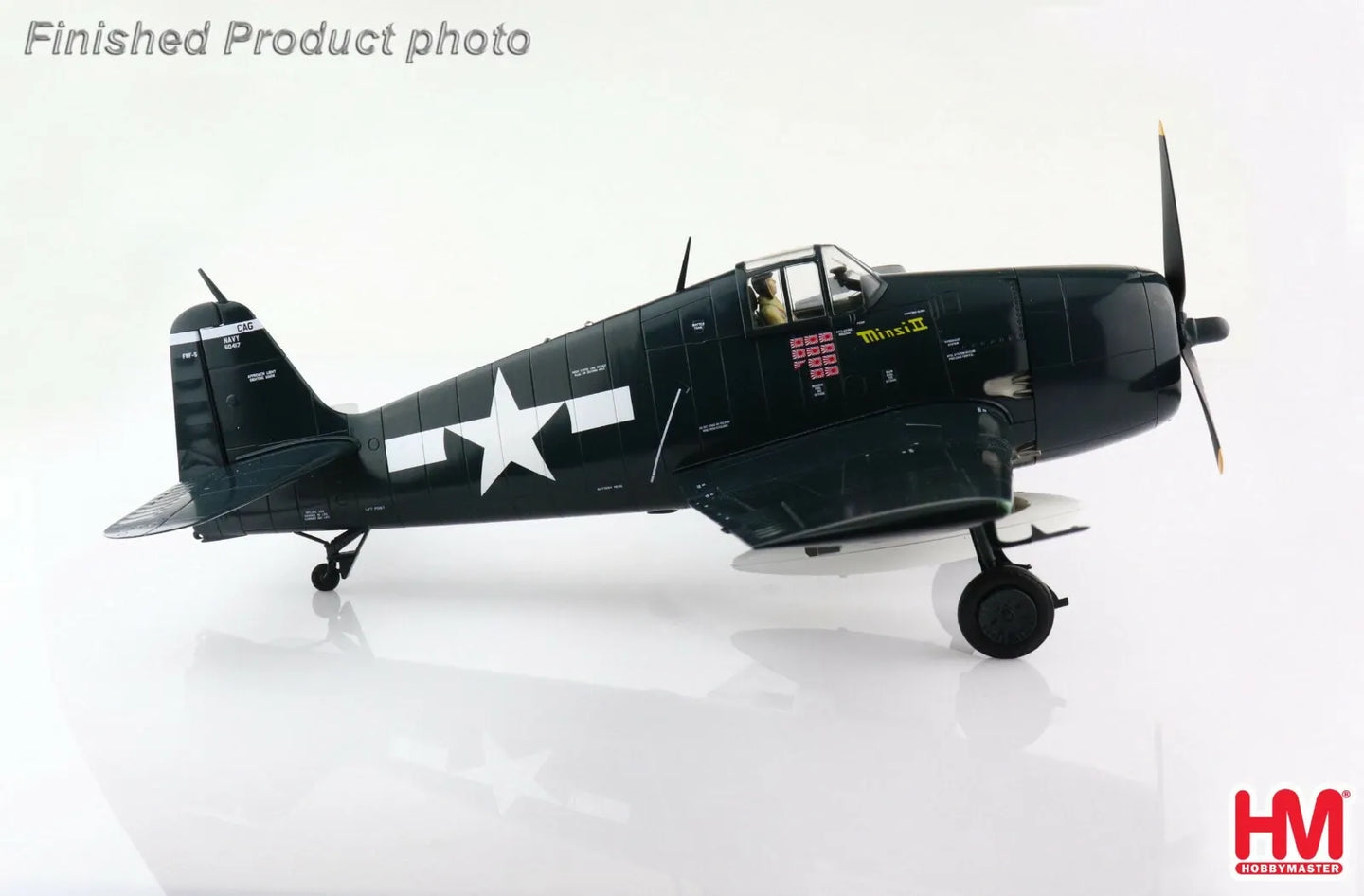 HOBBY MASTER F6F-5 MINIS II USS ESSEX