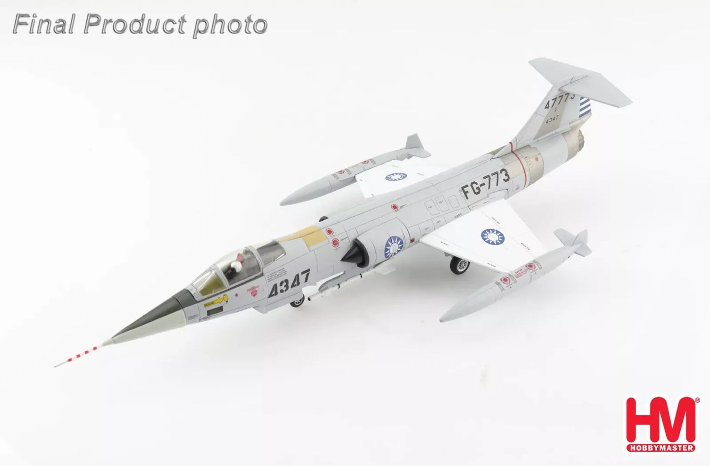 HOBBY MASTER F-104G STARFIGHTER 4347 CAPT. S. L. HU ROCAF 1967