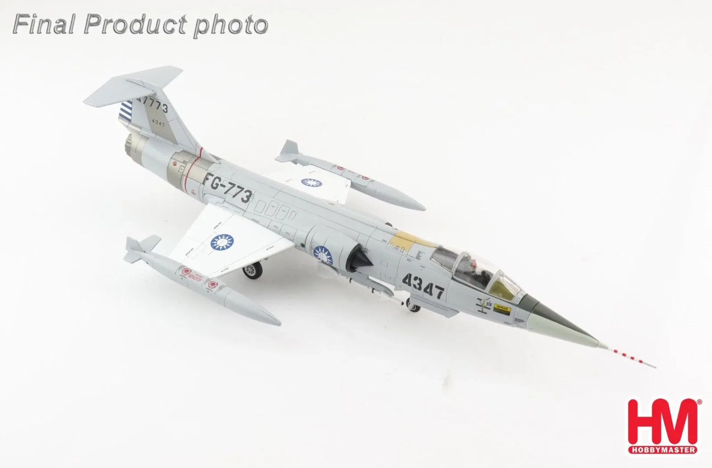 HOBBY MASTER F-104G STARFIGHTER 4347 CAPT. S. L. HU ROCAF 1967
