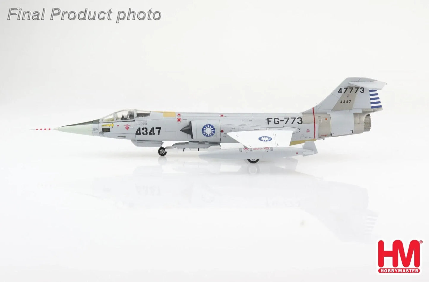 HOBBY MASTER F-104G STARFIGHTER 4347 CAPT. S. L. HU ROCAF 1967