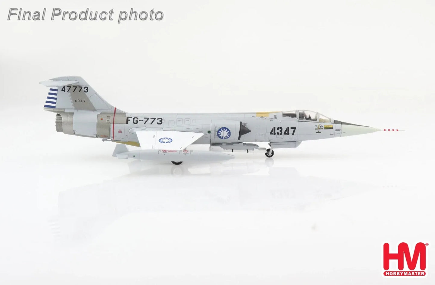 HOBBY MASTER F-104G STARFIGHTER 4347 CAPT. S. L. HU ROCAF 1967