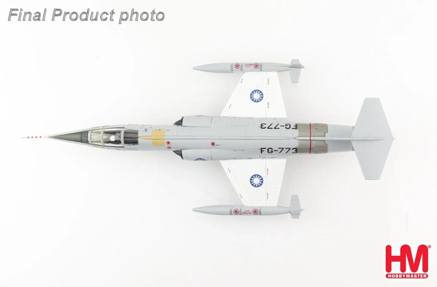 HOBBY MASTER F-104G STARFIGHTER 4347 CAPT. S. L. HU ROCAF 1967