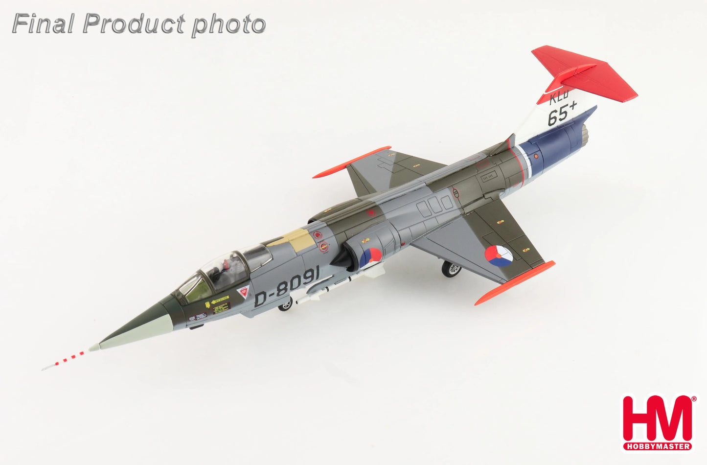 HOBBY MASTER F-104G STARFIGHTER D-8091 ROYAL NETHERLANDS AIR FORCE 1978