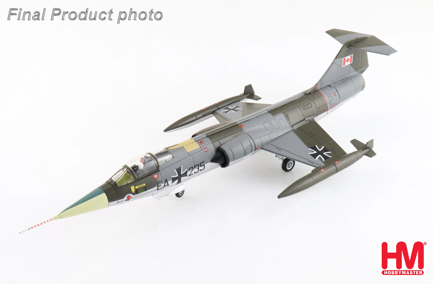 HOBBY MASTER RF104G STARGFIGHTER LUFTWAFFE EA+235 AG 51 "IMMELMANN" 1966