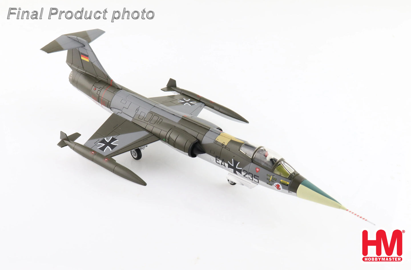 HOBBY MASTER RF104G STARGFIGHTER LUFTWAFFE EA+235 AG 51 "IMMELMANN" 1966