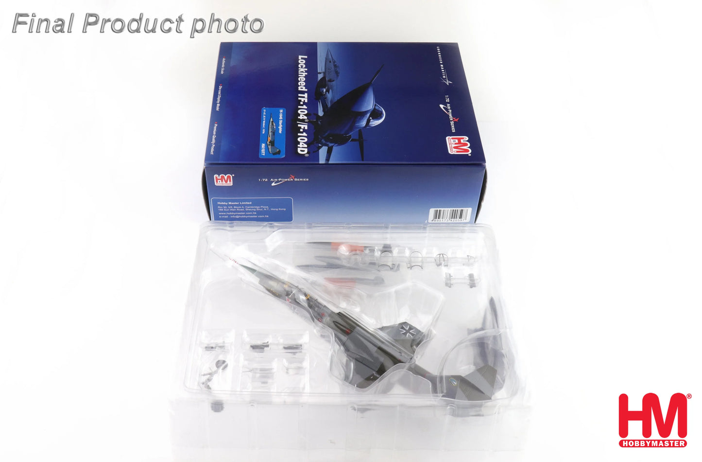 HOBBY MASTER TF-104G STARFIGHTER 27+87 JG 74 "MOLDERS" 1970'S